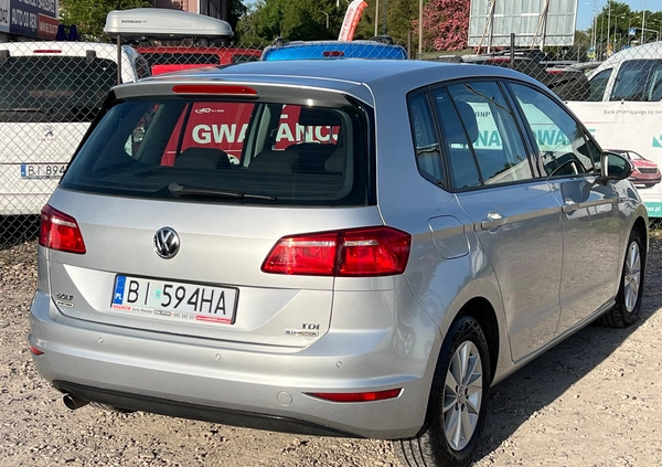 Volkswagen Golf Sportsvan cena 44900 przebieg: 222000, rok produkcji 2015 z Myszków małe 667